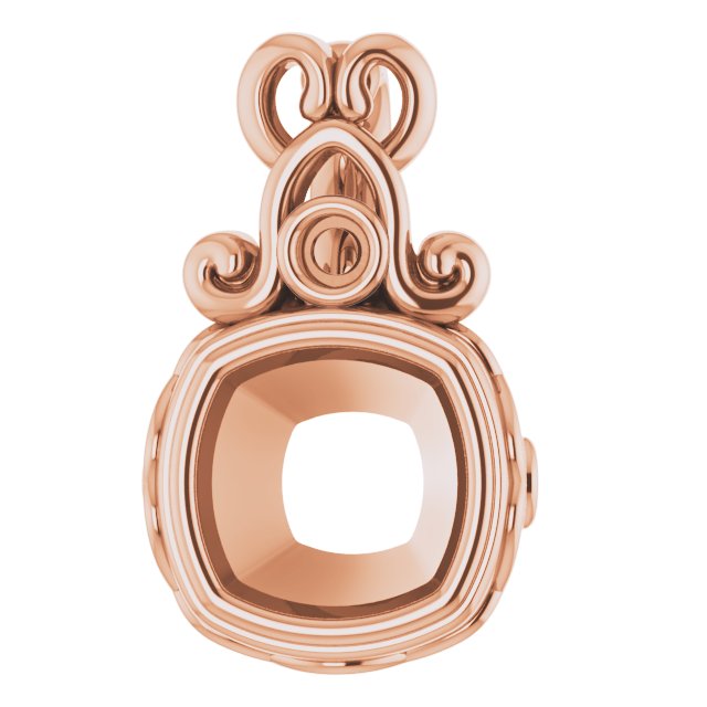 Bezel-Set Accented Pendant