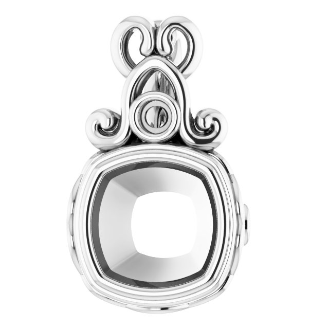 Bezel-Set Accented Pendant
