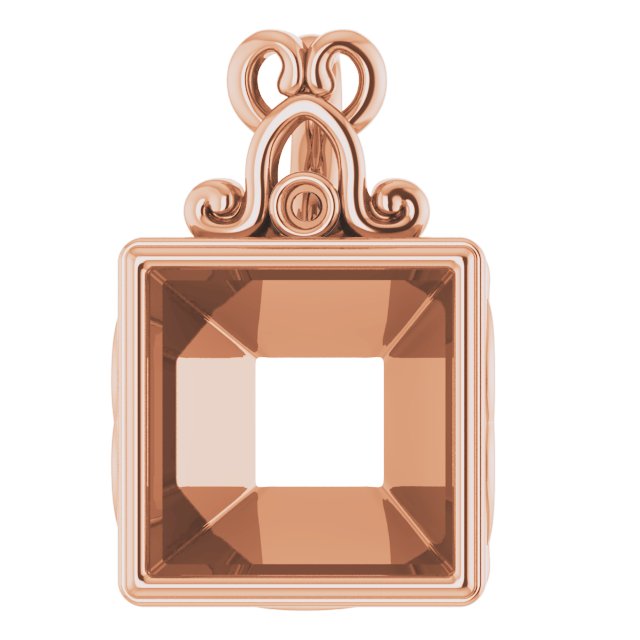 Bezel-Set Accented Pendant