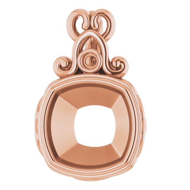 Bezel-Set Accented Pendant