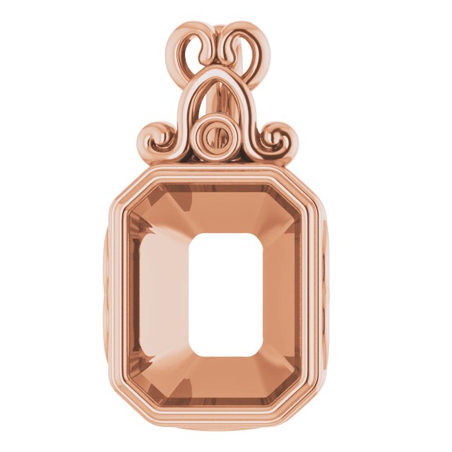 Bezel-Set Accented Pendant