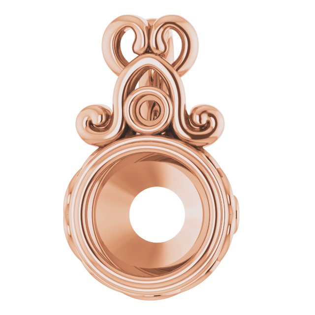 Bezel-Set Accented Pendant