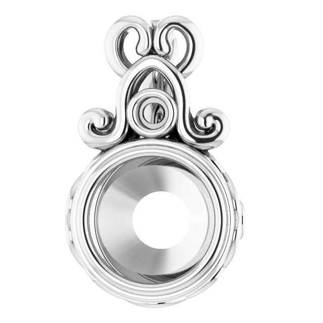 Bezel-Set Accented Pendant