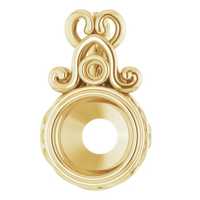 Bezel-Set Accented Pendant