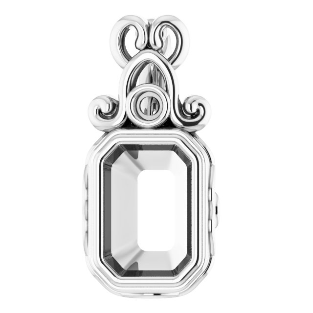 Bezel-Set Accented Pendant