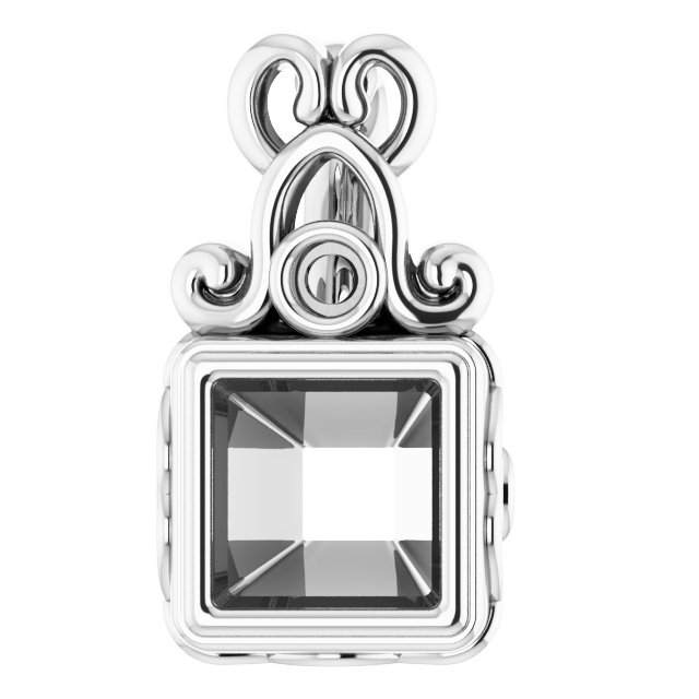 Bezel-Set Accented Pendant