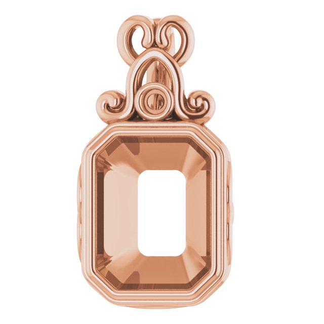 Bezel-Set Accented Pendant