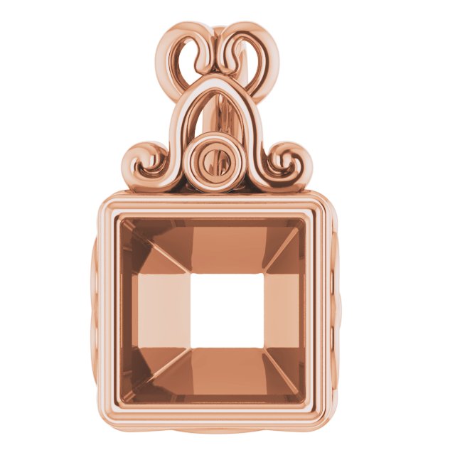 Bezel-Set Accented Pendant