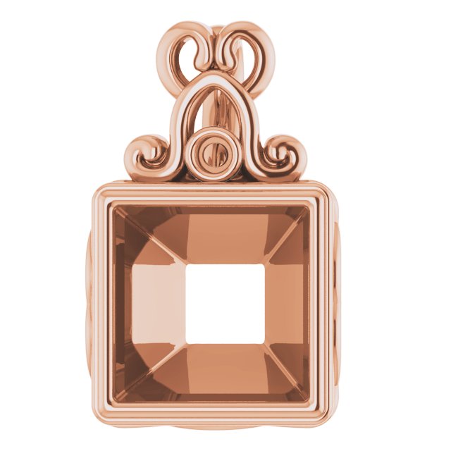 Bezel-Set Accented Pendant