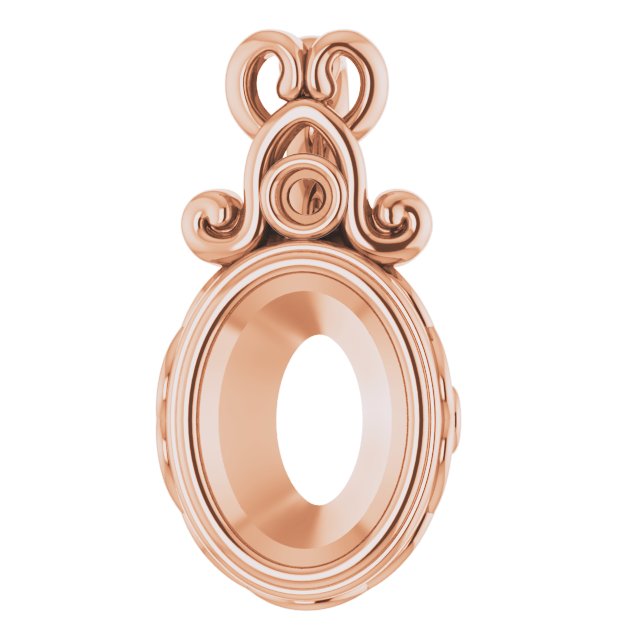 Bezel-Set Accented Pendant