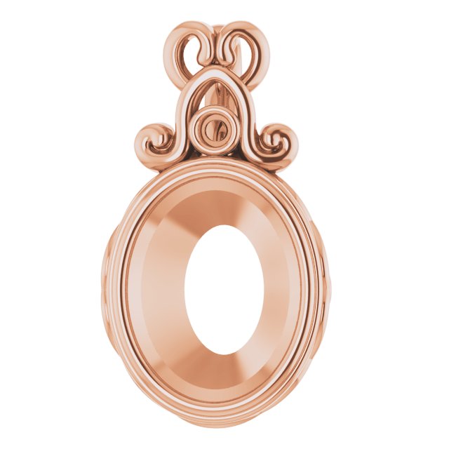 Bezel-Set Accented Pendant