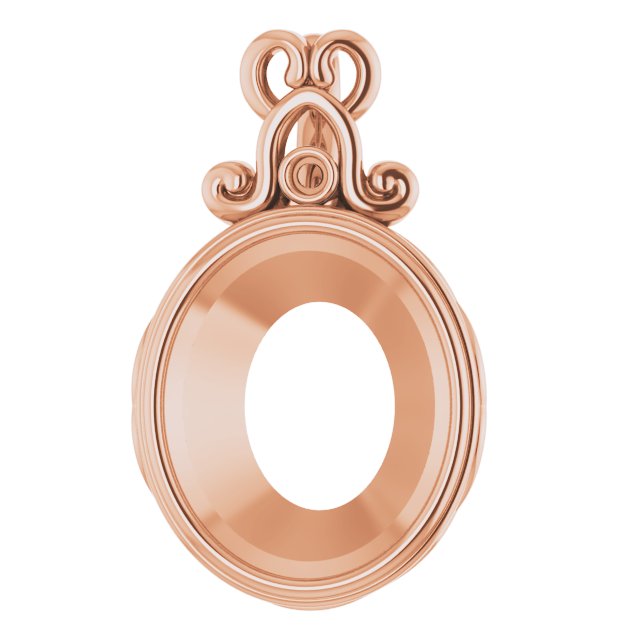 Bezel-Set Accented Pendant