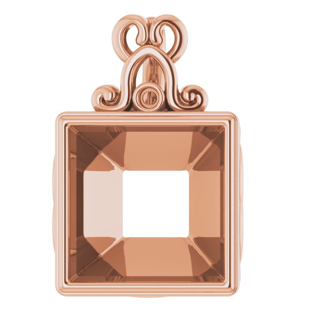 Bezel-Set Accented Pendant