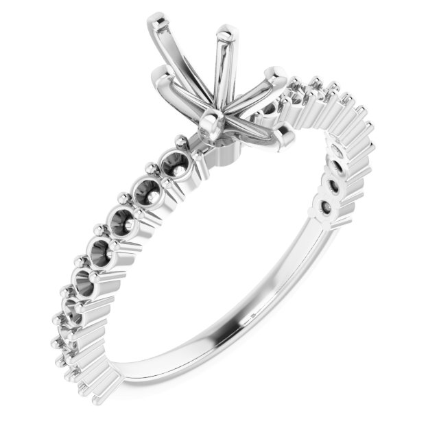 Accented Engagement Ring