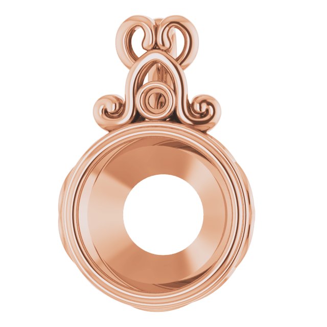 Bezel-Set Accented Pendant