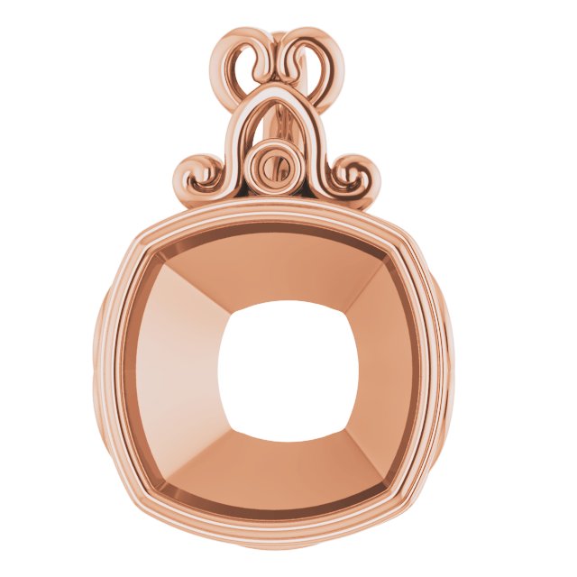 Bezel-Set Accented Pendant