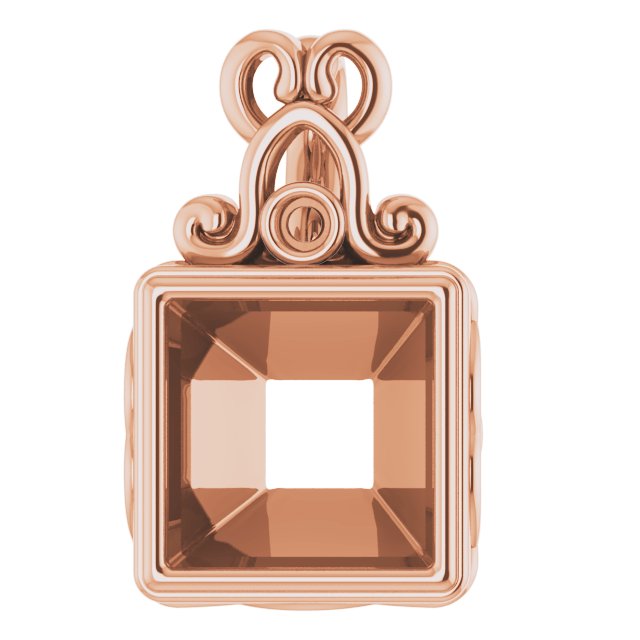 Bezel-Set Accented Pendant