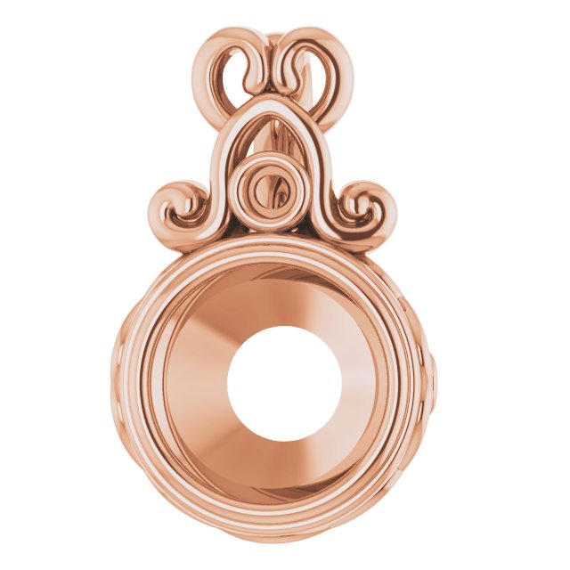 Bezel-Set Accented Pendant