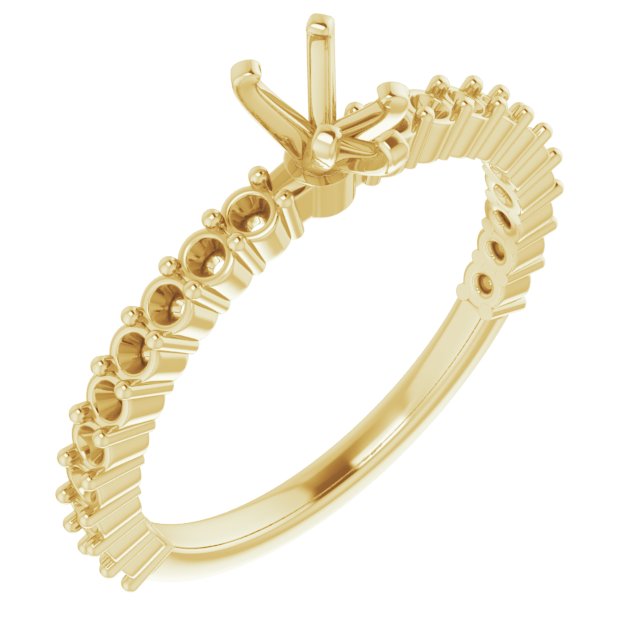 Accented Engagement Ring