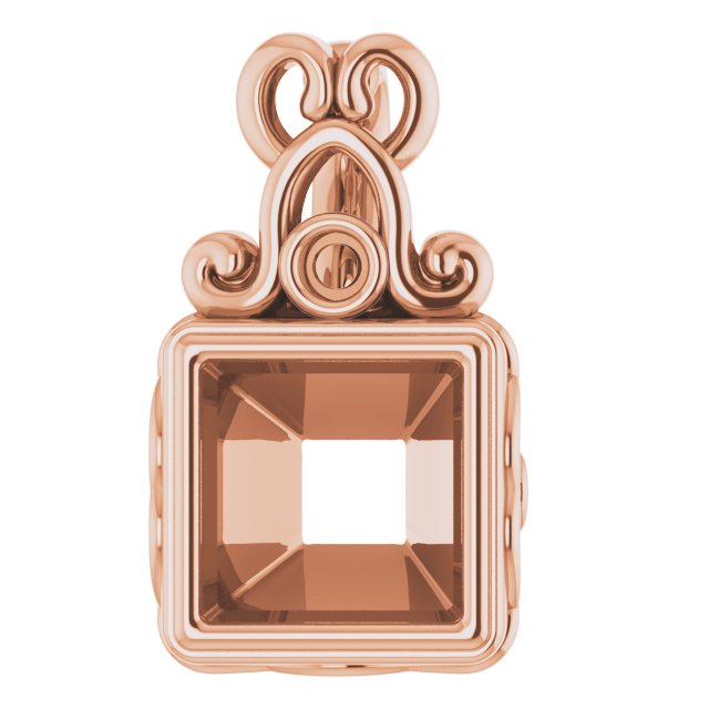 Bezel-Set Accented Pendant