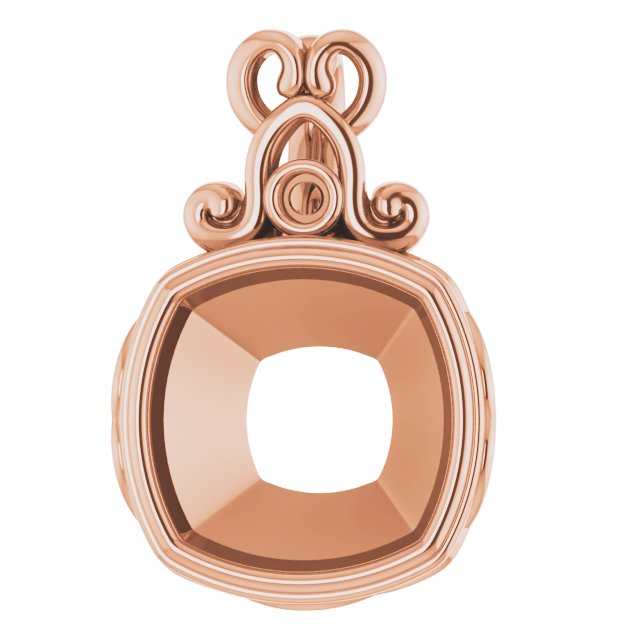 Bezel-Set Accented Pendant
