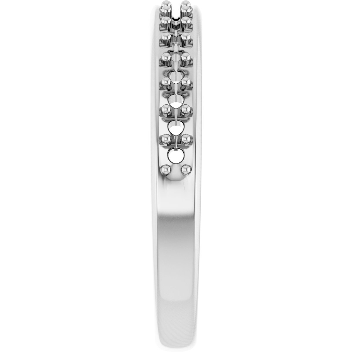 14K White 1/3 CTW Diamond Anniversary Band  