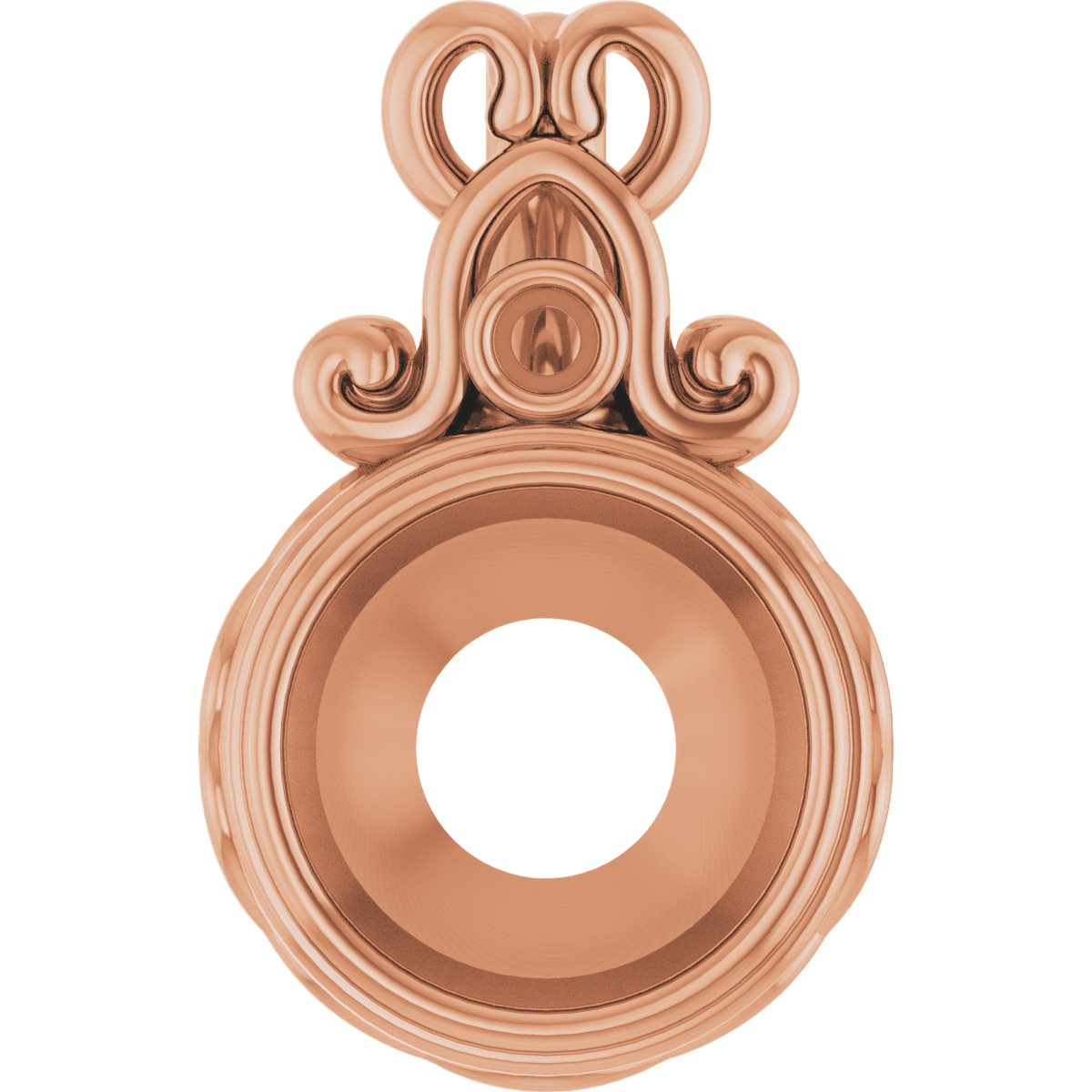 Bezel-Set Accented Pendant