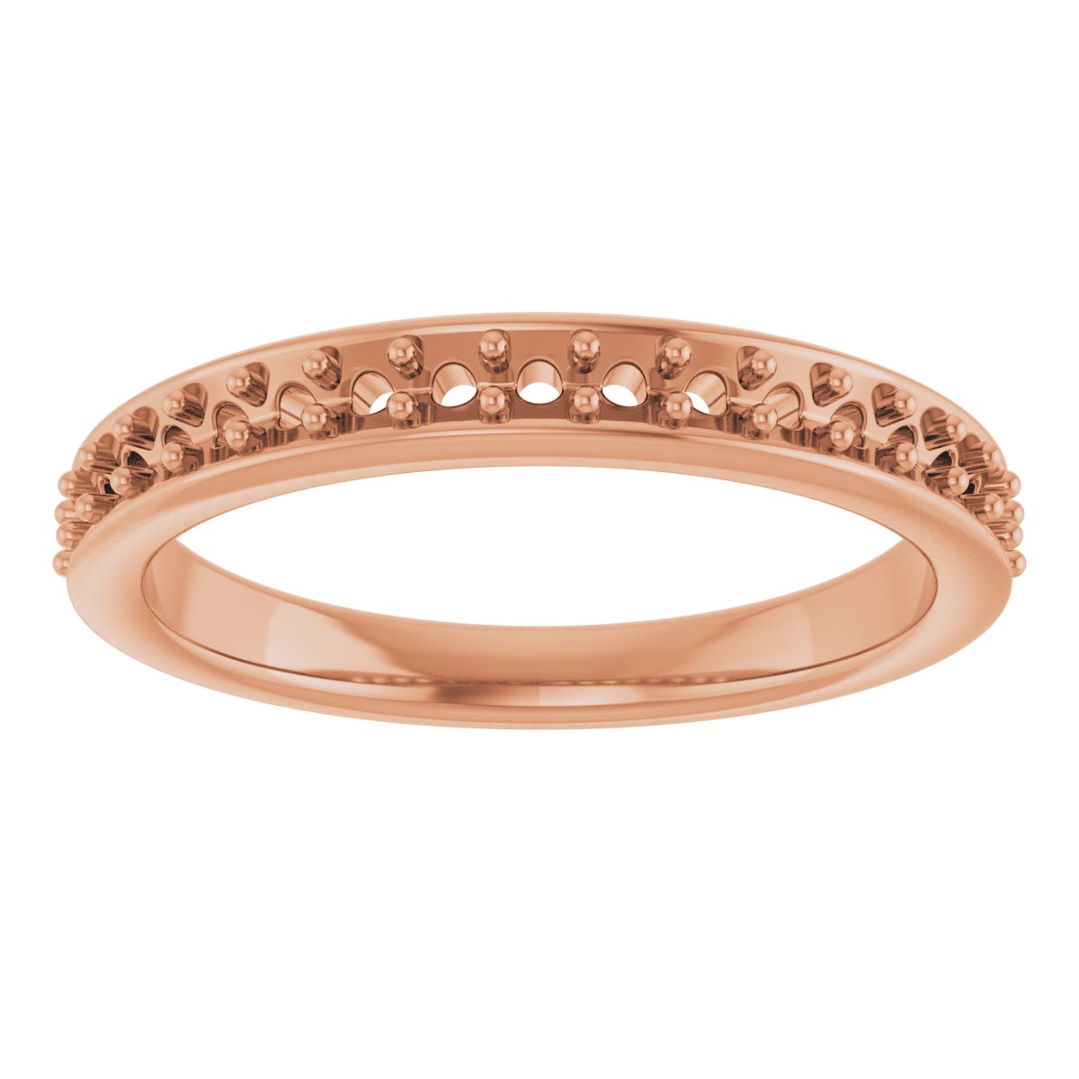 14K Rose 1/3 CTW Diamond Anniversary Band  