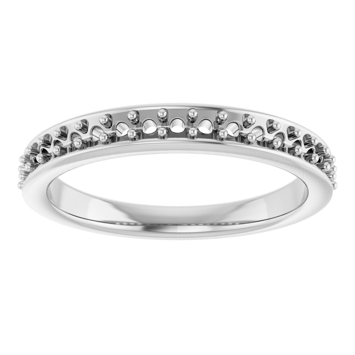 14K White 1/3 CTW Diamond Anniversary Band  