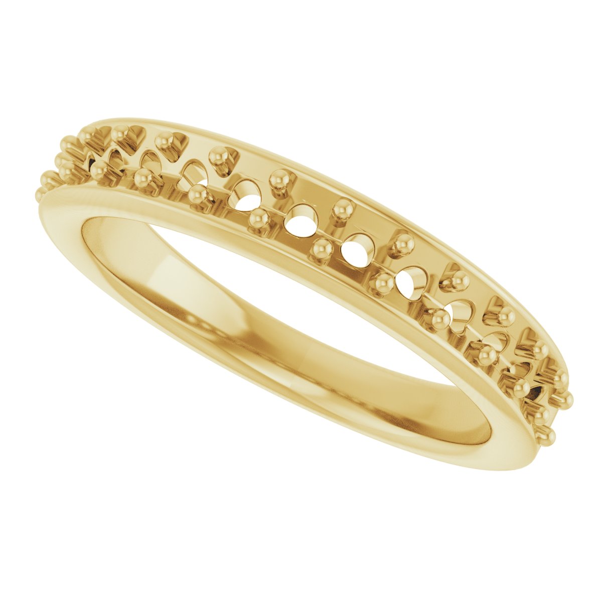 14K Yellow 5/8 CTW Diamond Anniversary Band  