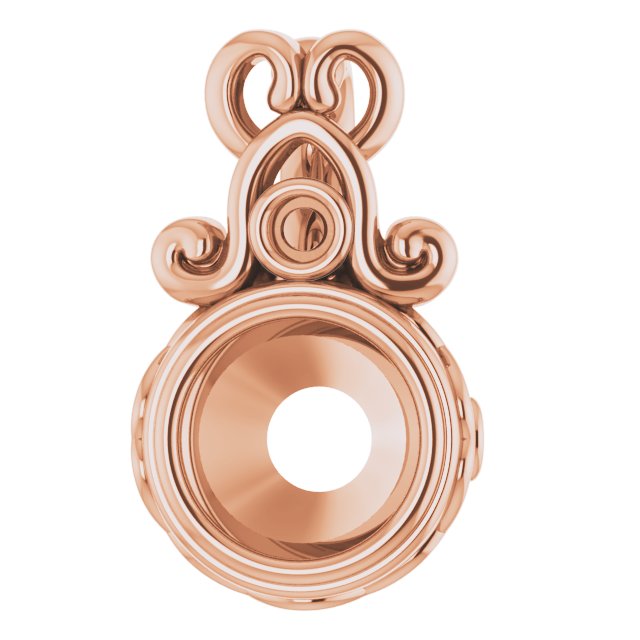 Bezel-Set Accented Pendant
