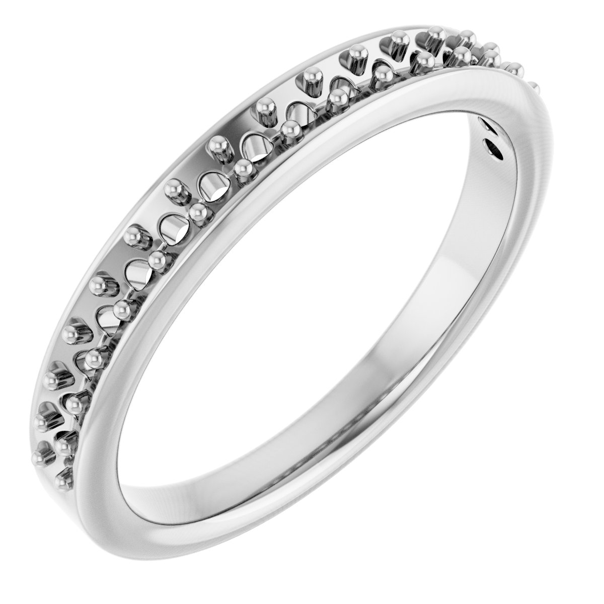 14K White 1/3 CTW Diamond Anniversary Band  