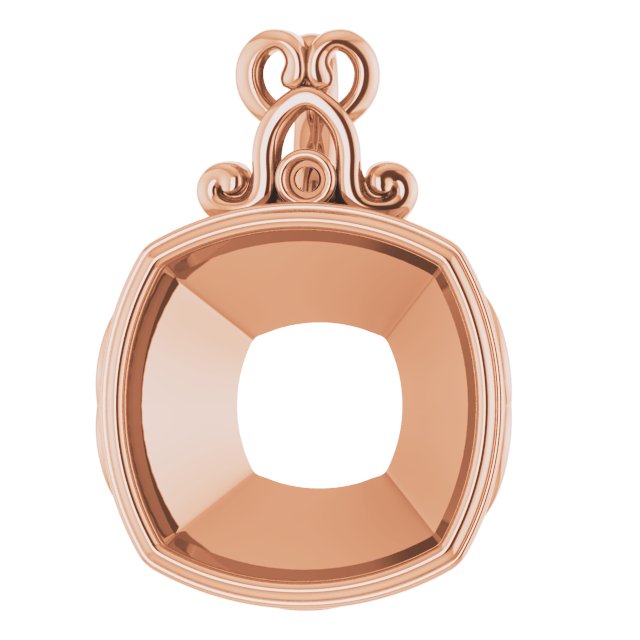 Bezel-Set Accented Pendant