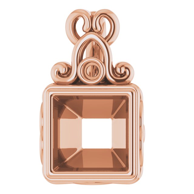 Bezel-Set Accented Pendant