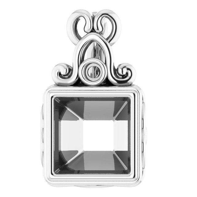 Bezel-Set Accented Pendant