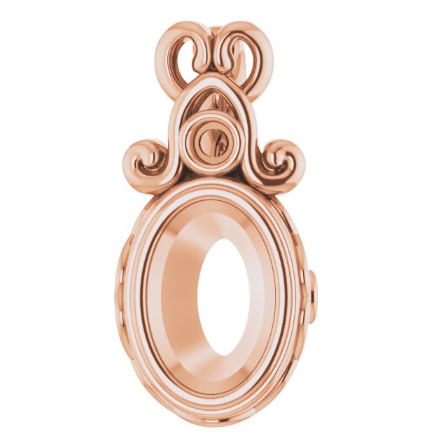 Bezel-Set Accented Pendant