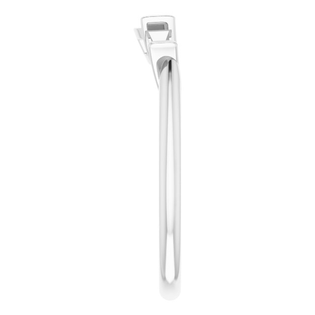 Band Mounting 8x8 mm Heart view 4