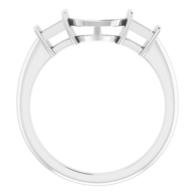 Band Mounting 8x8 mm Heart view 2
