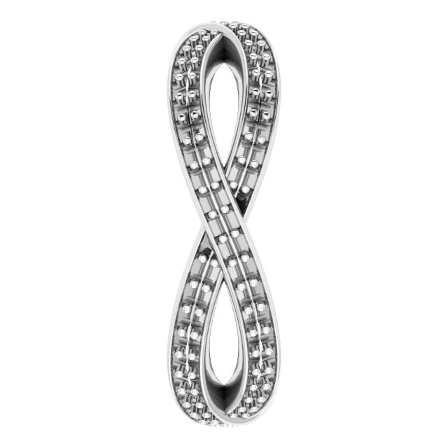 1.5x1.5 mm Square Eternity Band Mounting Size 4 view 4