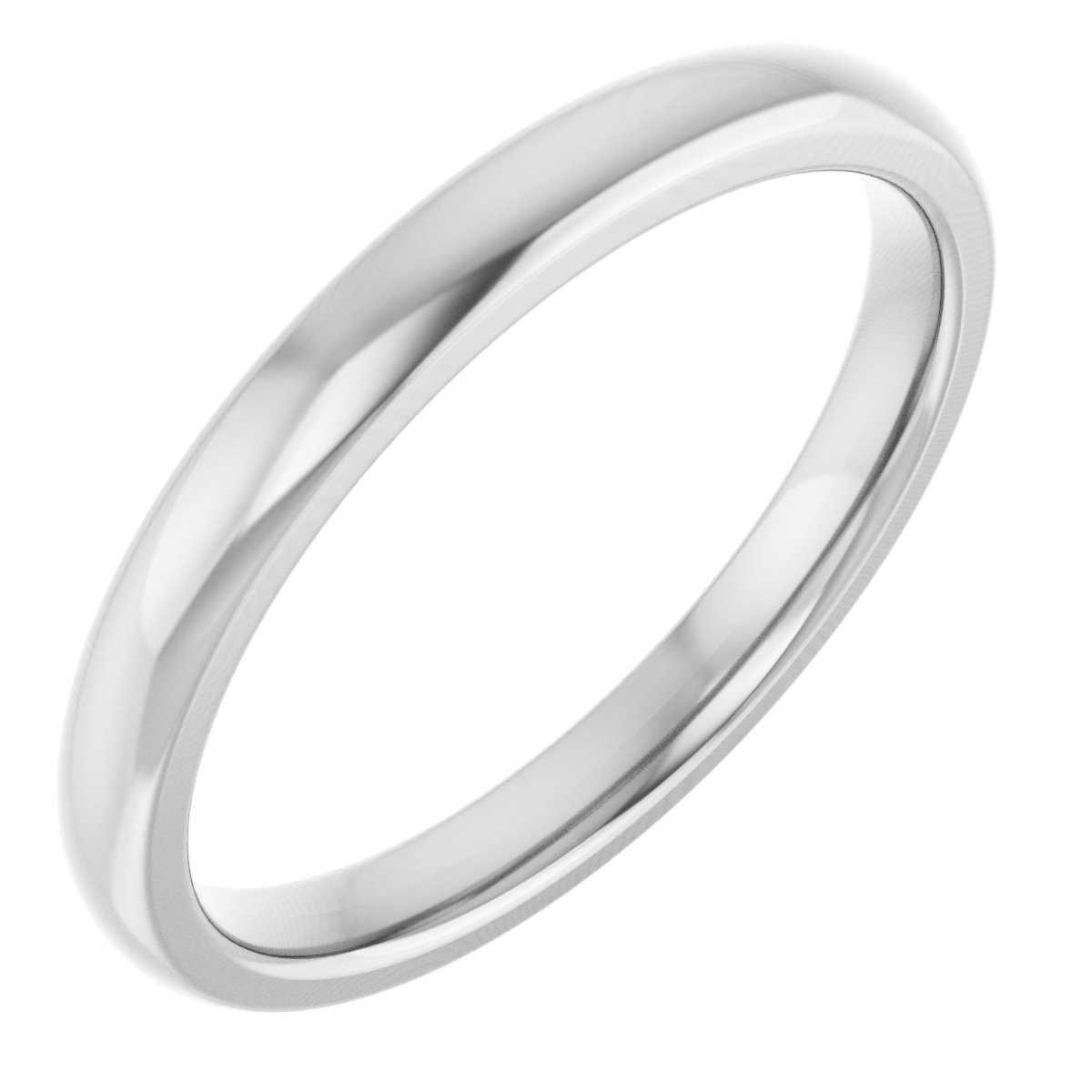 14K White Matching Band