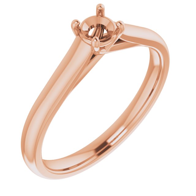 Solitaire Engagement Ring or Band