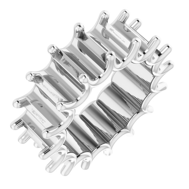 Shared U-Prong Eternity Band