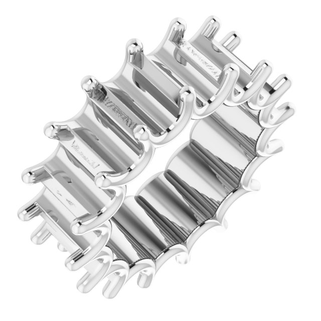 Shared U-Prong Eternity Band