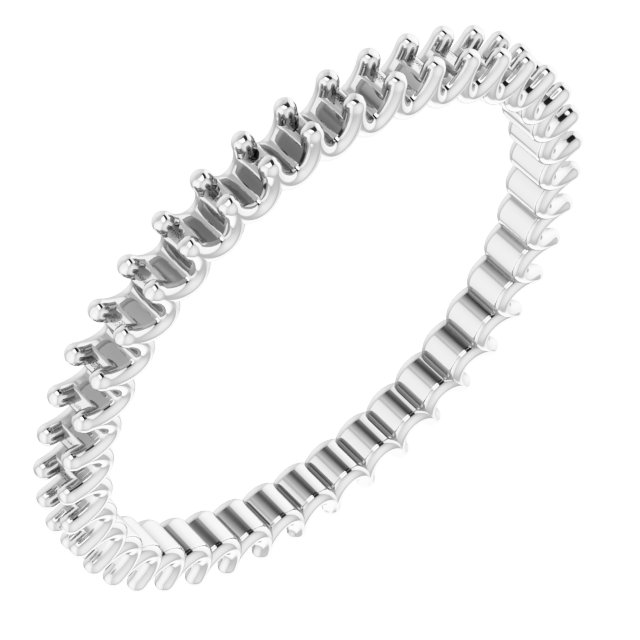 Shared U-Prong Eternity Band
