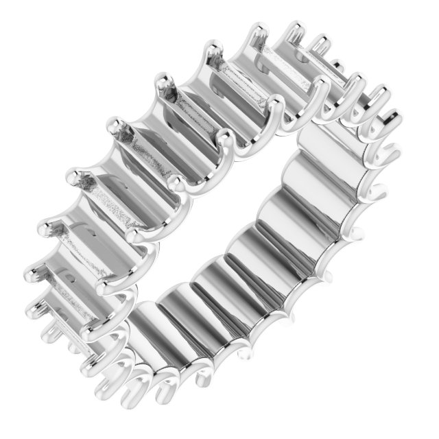 Shared U-Prong Eternity Band