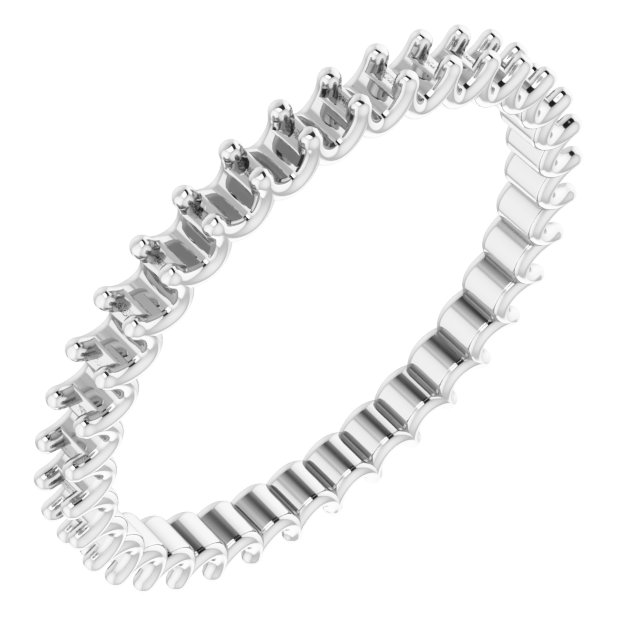 Shared U-Prong Eternity Band