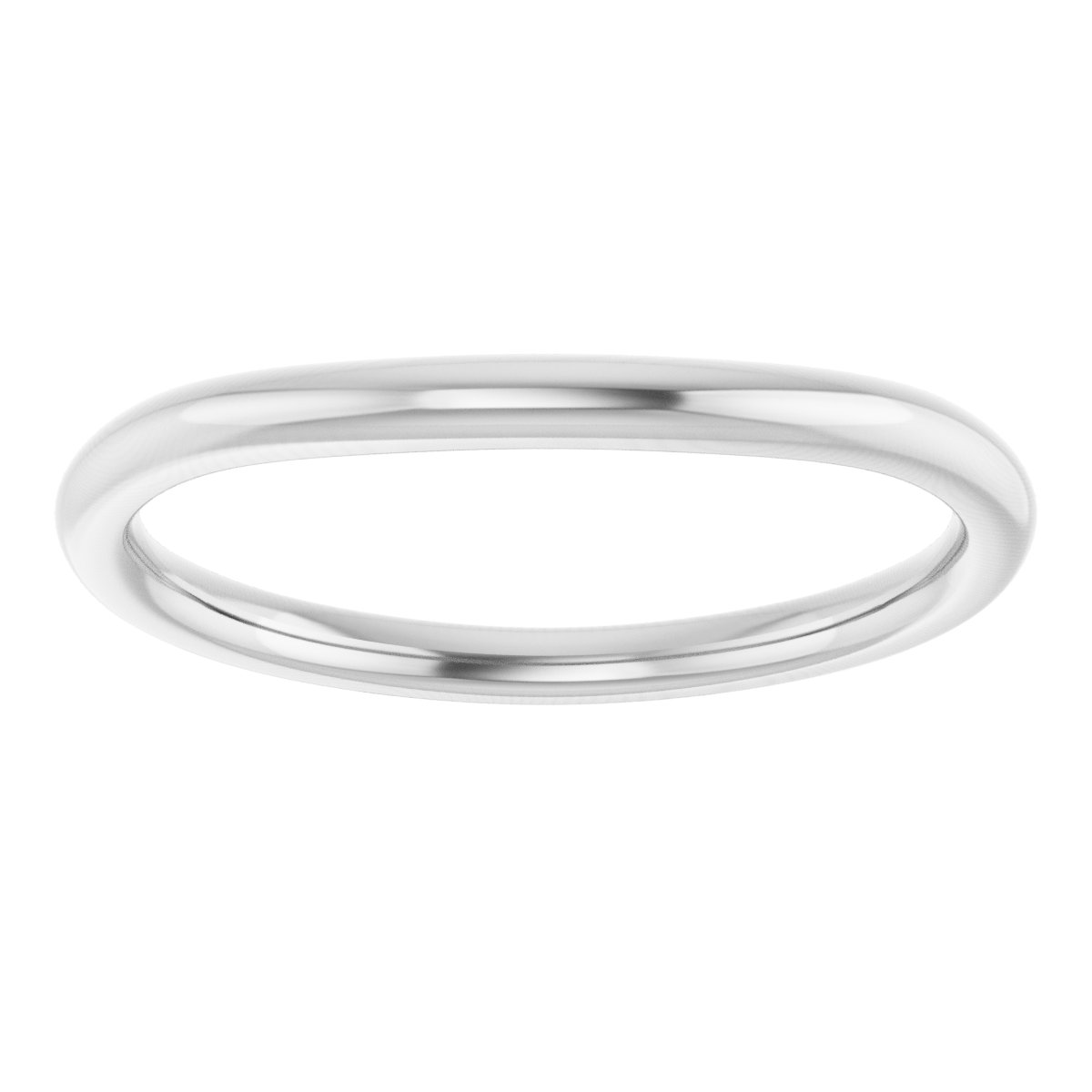 14K White Gold Matching Band