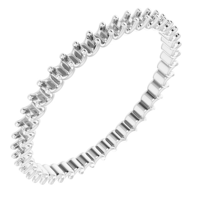 Shared U-Prong Eternity Band