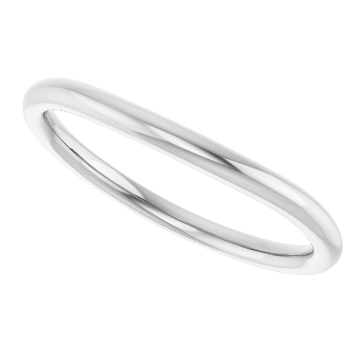 14K White Gold Matching Band