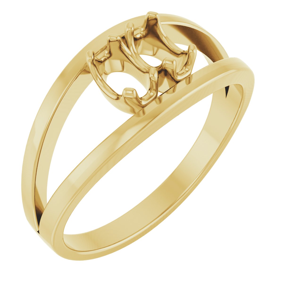 Family Negative Space Ring